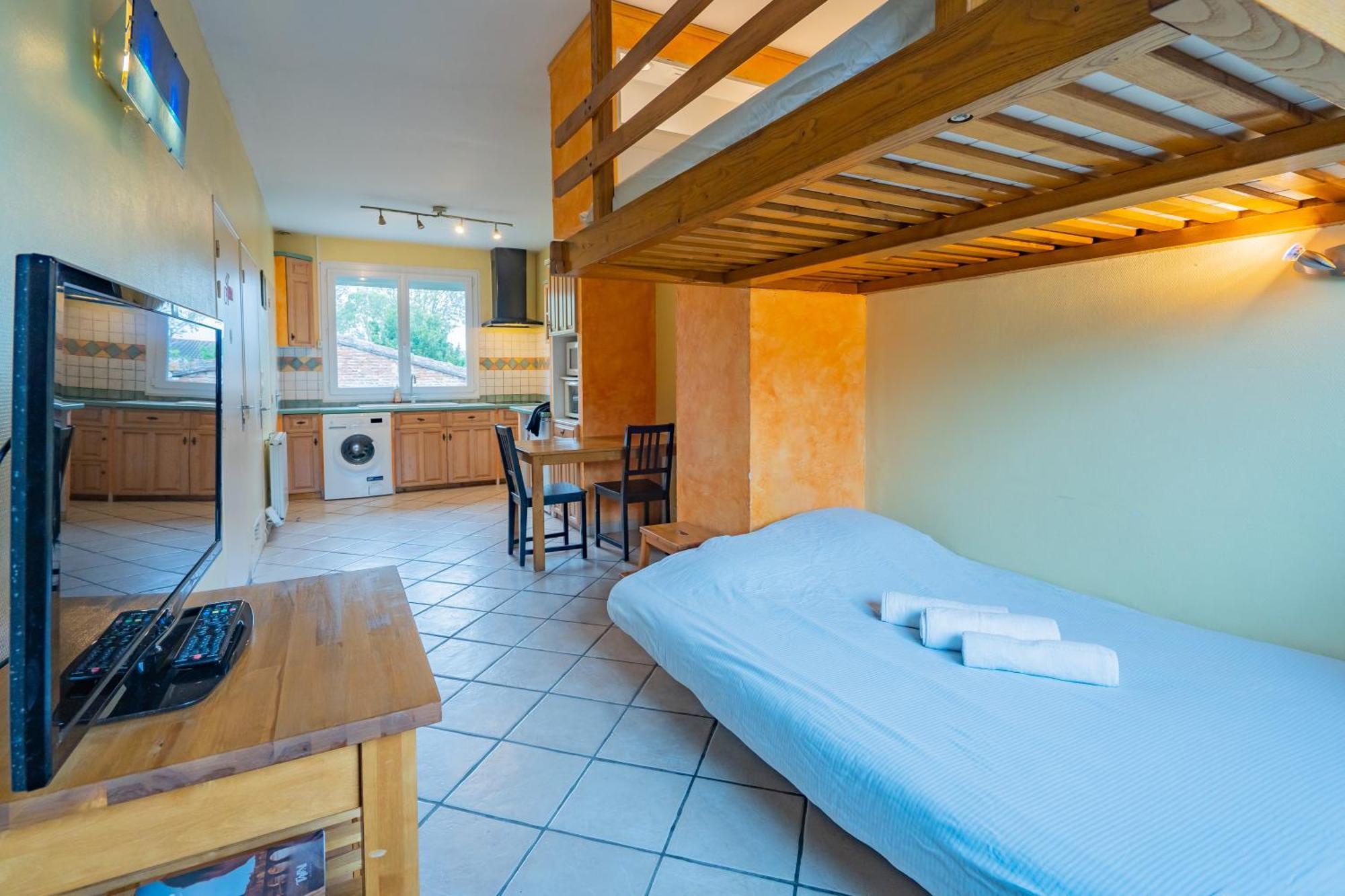Room In Toulouse - Studio Proche Airbus Toulouse St Martin Touch Eksteriør bilde